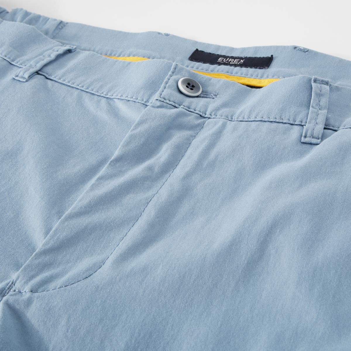 Eurex by Brax Chino "Thilo", Tapered Fit, leicht blau