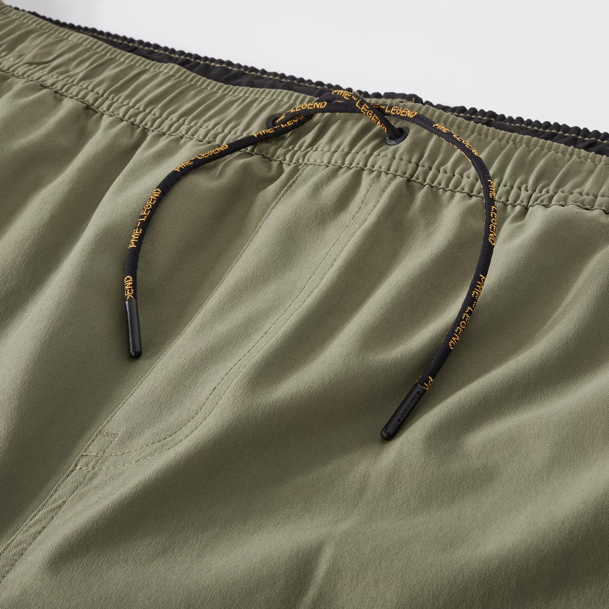 PME LEGEND Badeshorts mit Stretch oliv