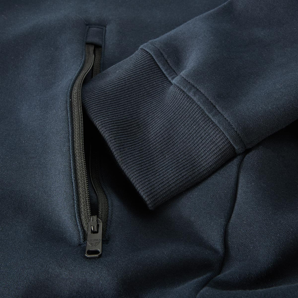 PME LEGEND Sweatjacke mit Elasthan dunkelblau