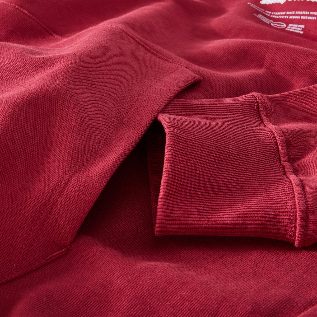 Jack&Jones Hoodie mit Print auf Vorder- und Rückseite rot