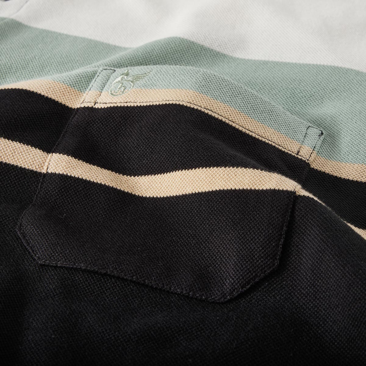 Hajo Poloshirt aus merzerisierter Baumwolle schwarz