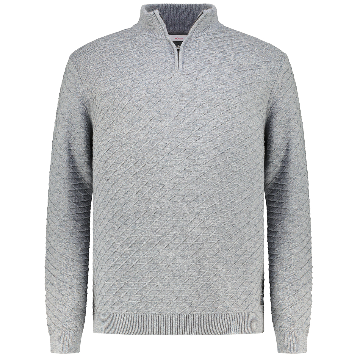 Strickpullover mit Rauten-Struktur