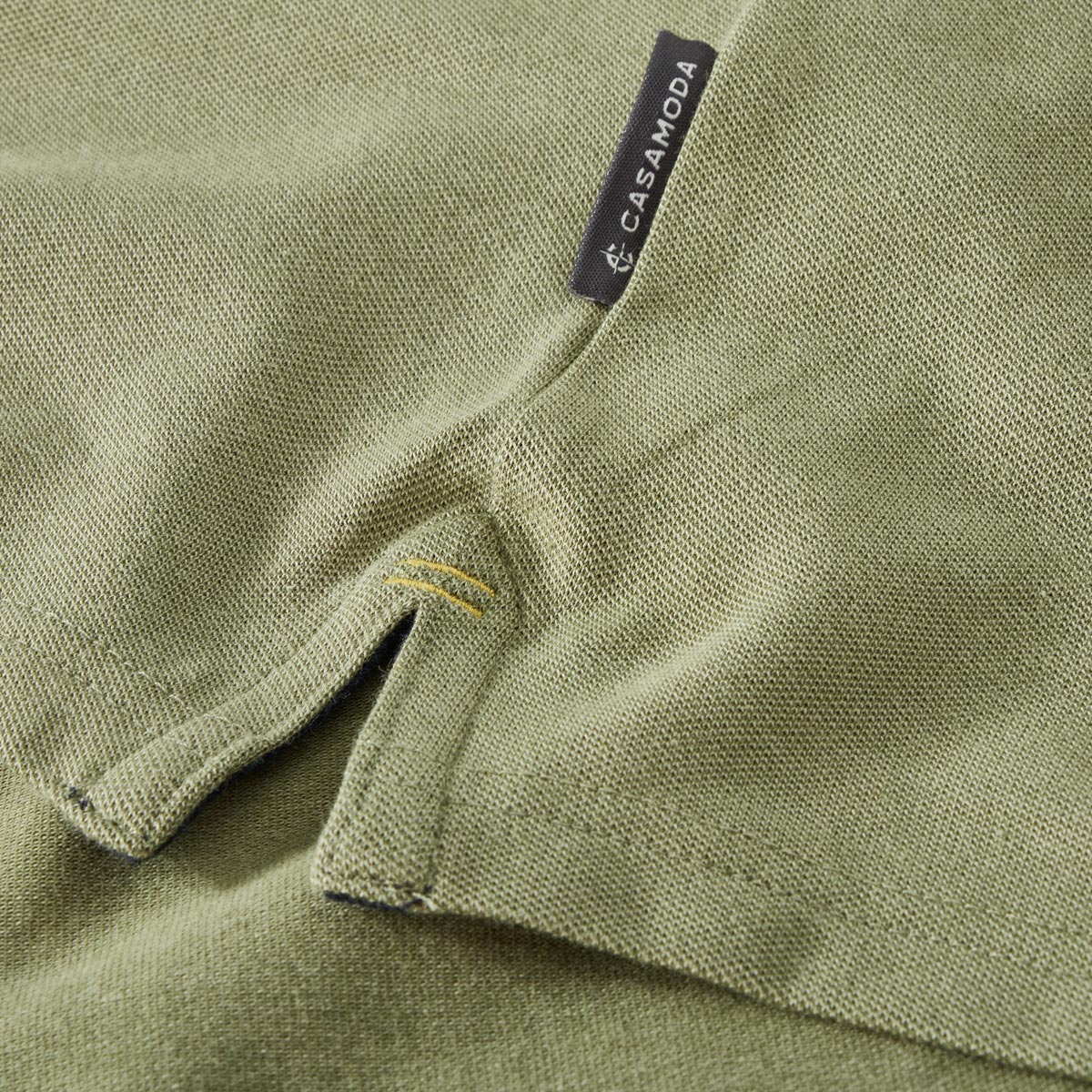 CASA MODA Poloshirt mit Elasthan grün
