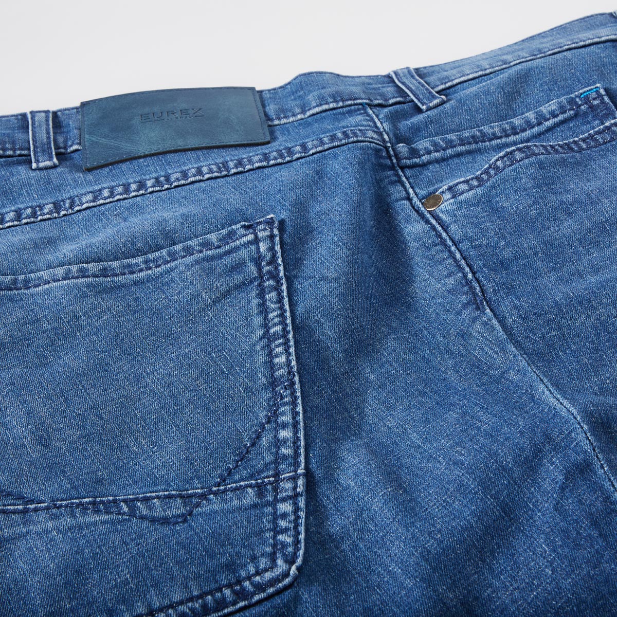 Eurex by Brax 5-Pocket-Shorts "Brad", leicht mittelblau