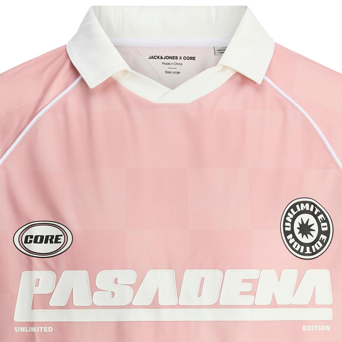 Jack&Jones Poloshirt mit Stretch pink