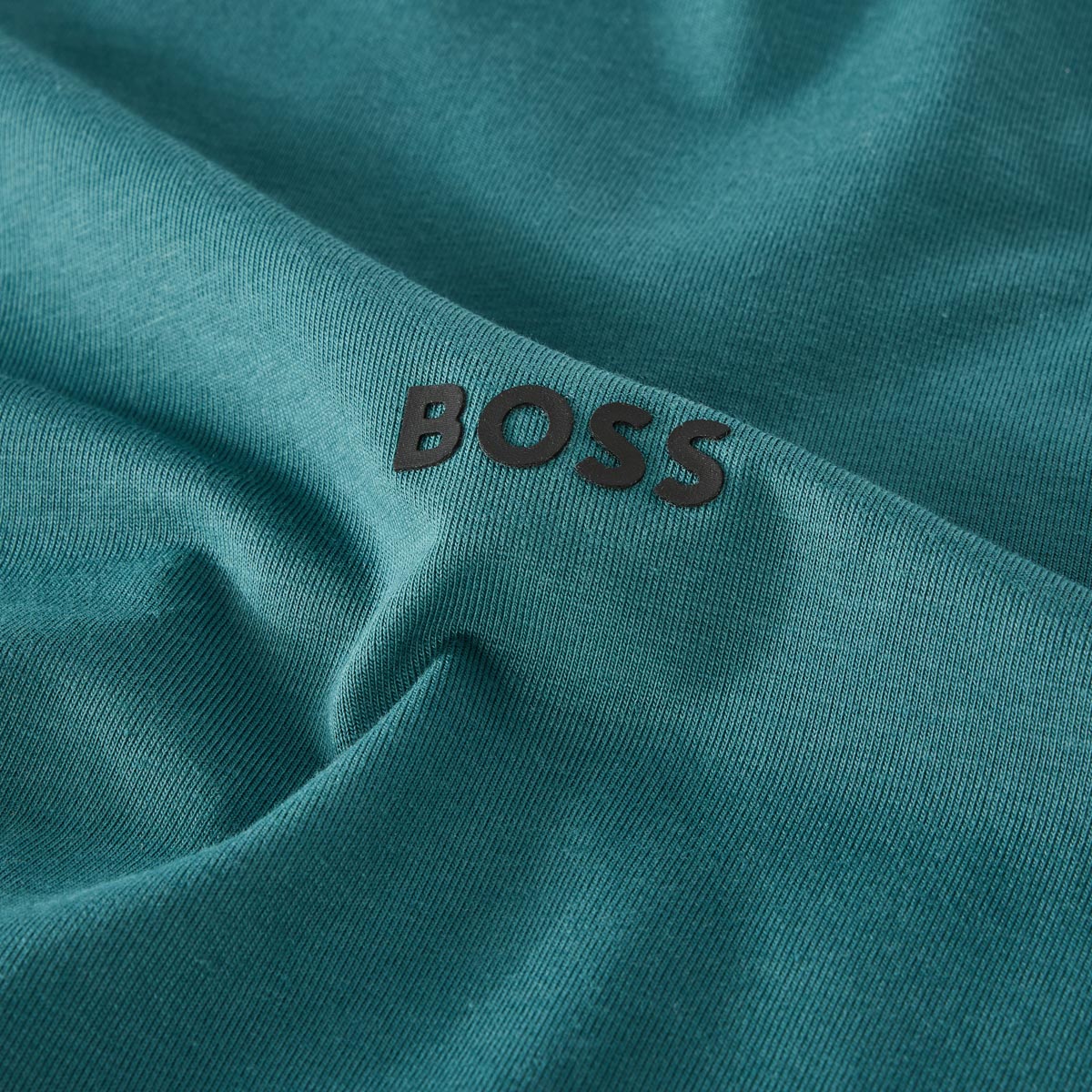 BOSS T-Shirt mit Elasthan dunkelgrün