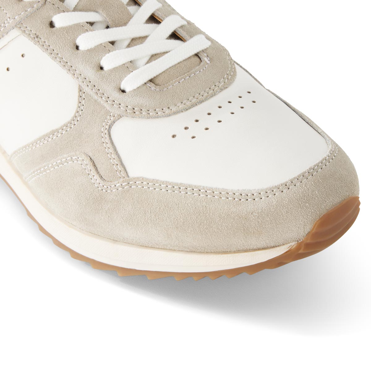 camel active Sneaker aus Leder weiß