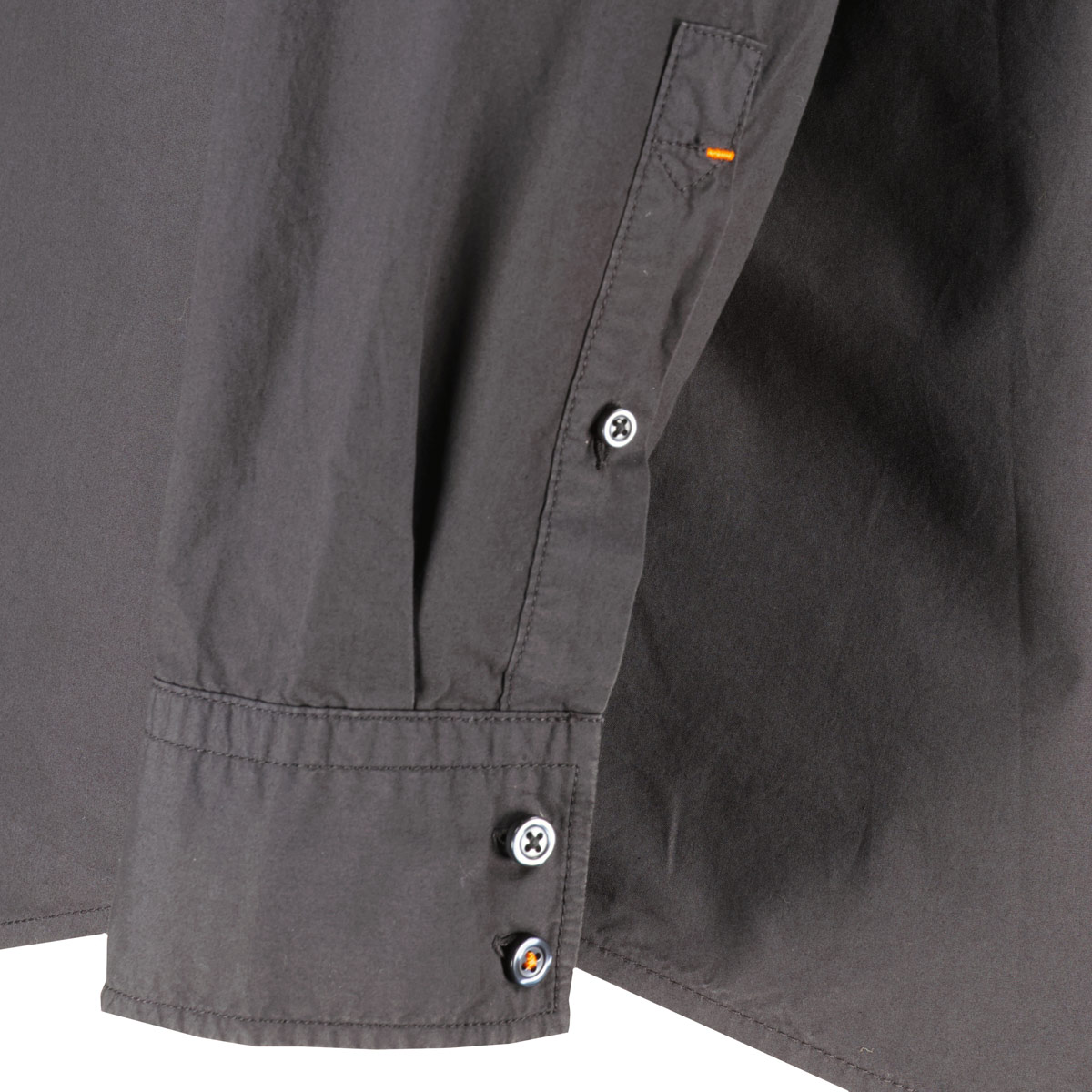 BOSS Freizeithemd mit Biobaumwolle schwarz