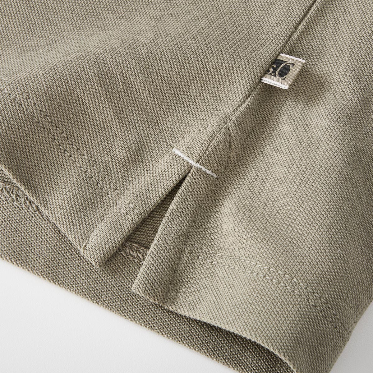 s.Oliver Poloshirt mit Motiv-Print khaki