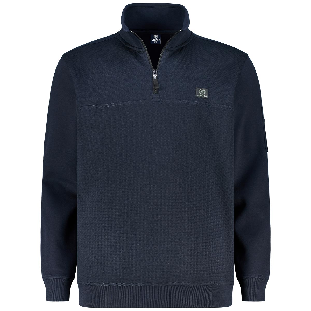Troyer-Sweatshirt mit Stretch