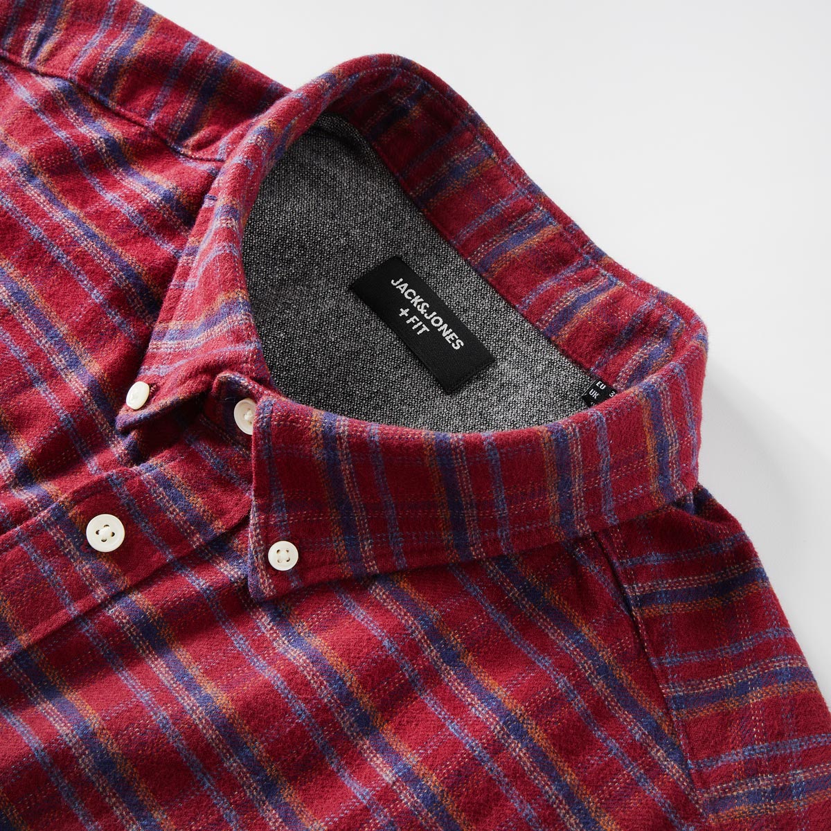 Jack&Jones Flanellhemd rot