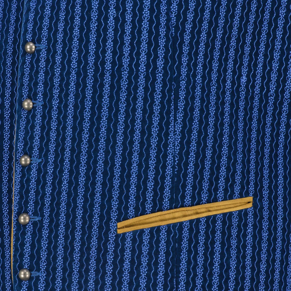 Maddox Trachtenweste aus Samt blau