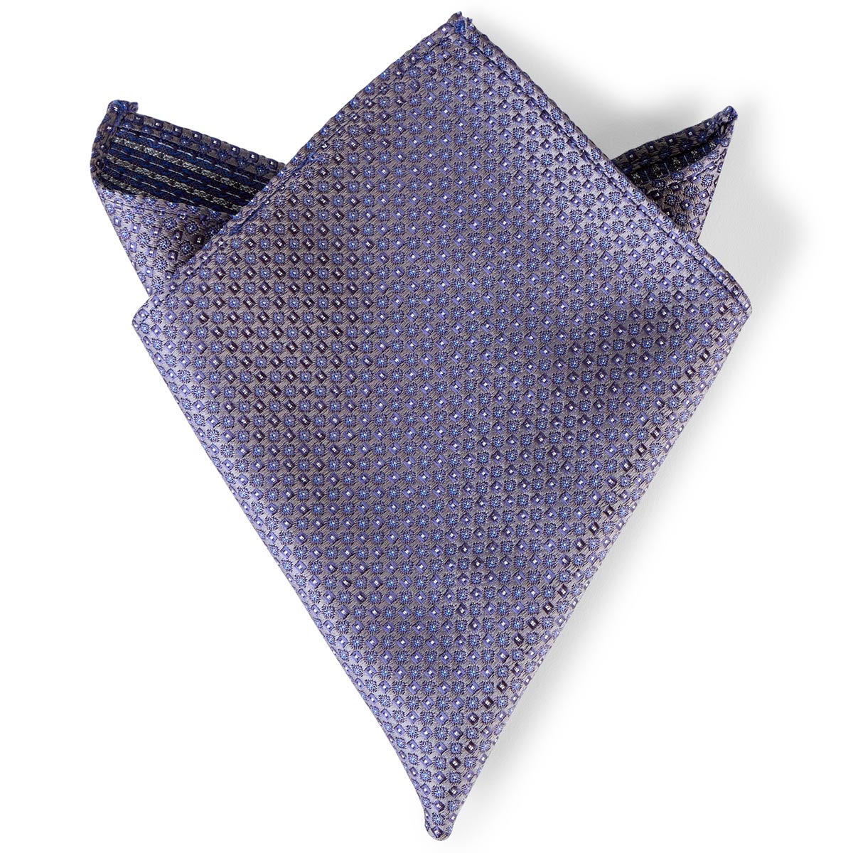 Digel Plastron mit Einstecktuch blau