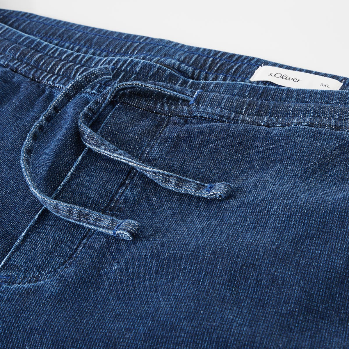 s.Oliver Kurze Schlupfjeans "Detroit", elastisch blau