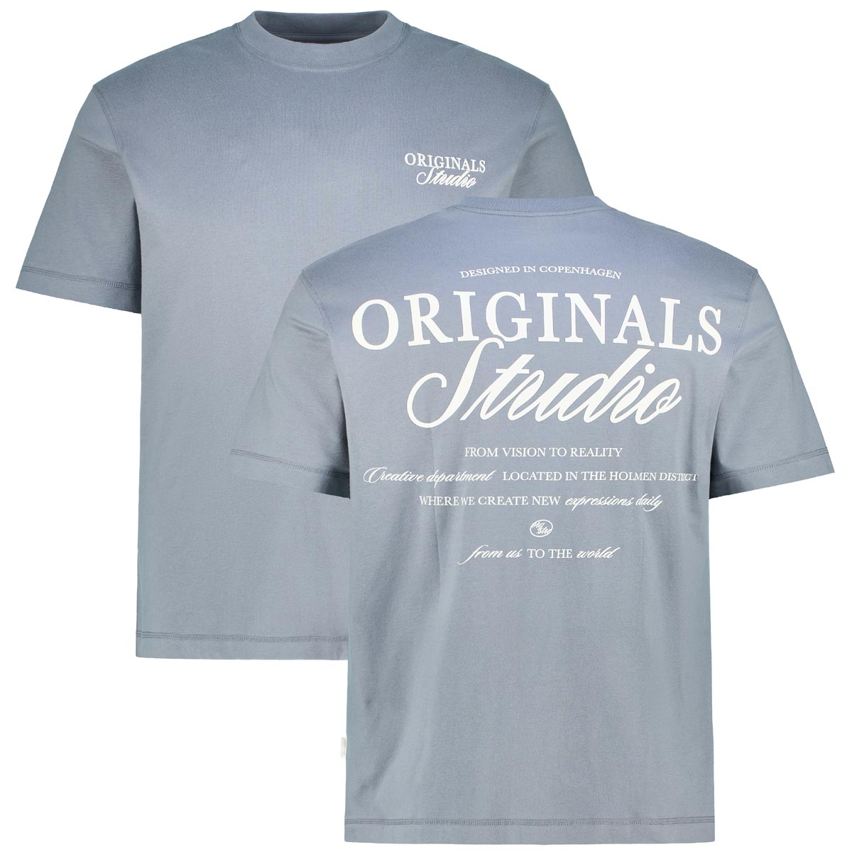 T-Shirt mit Print auf Vorder- und Rückseite