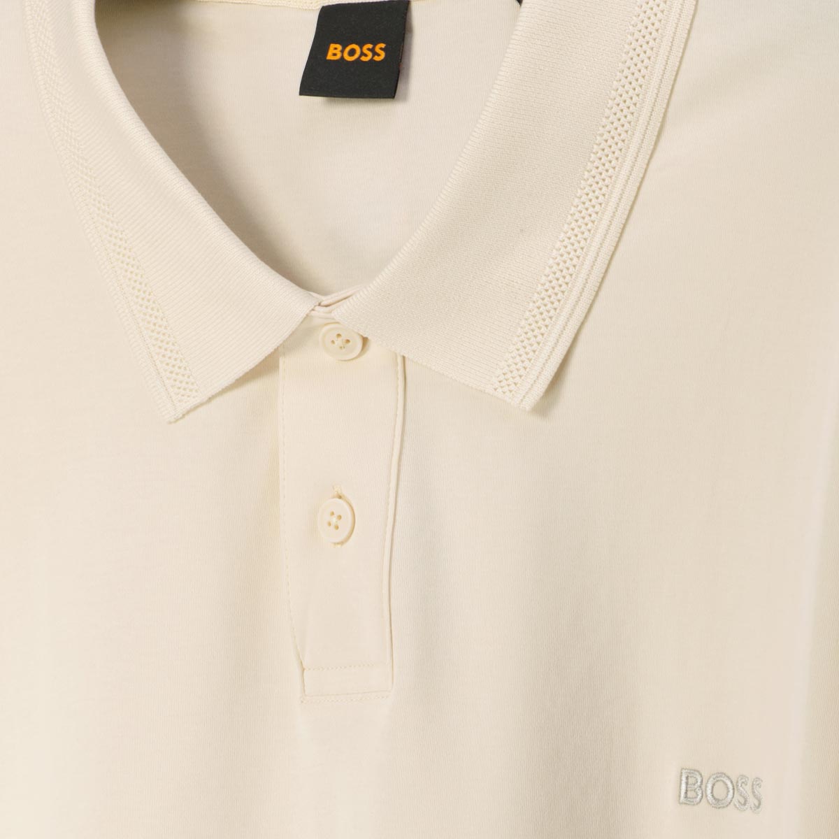 BOSS Poloshirt aus Baumwoll-Jersey beige