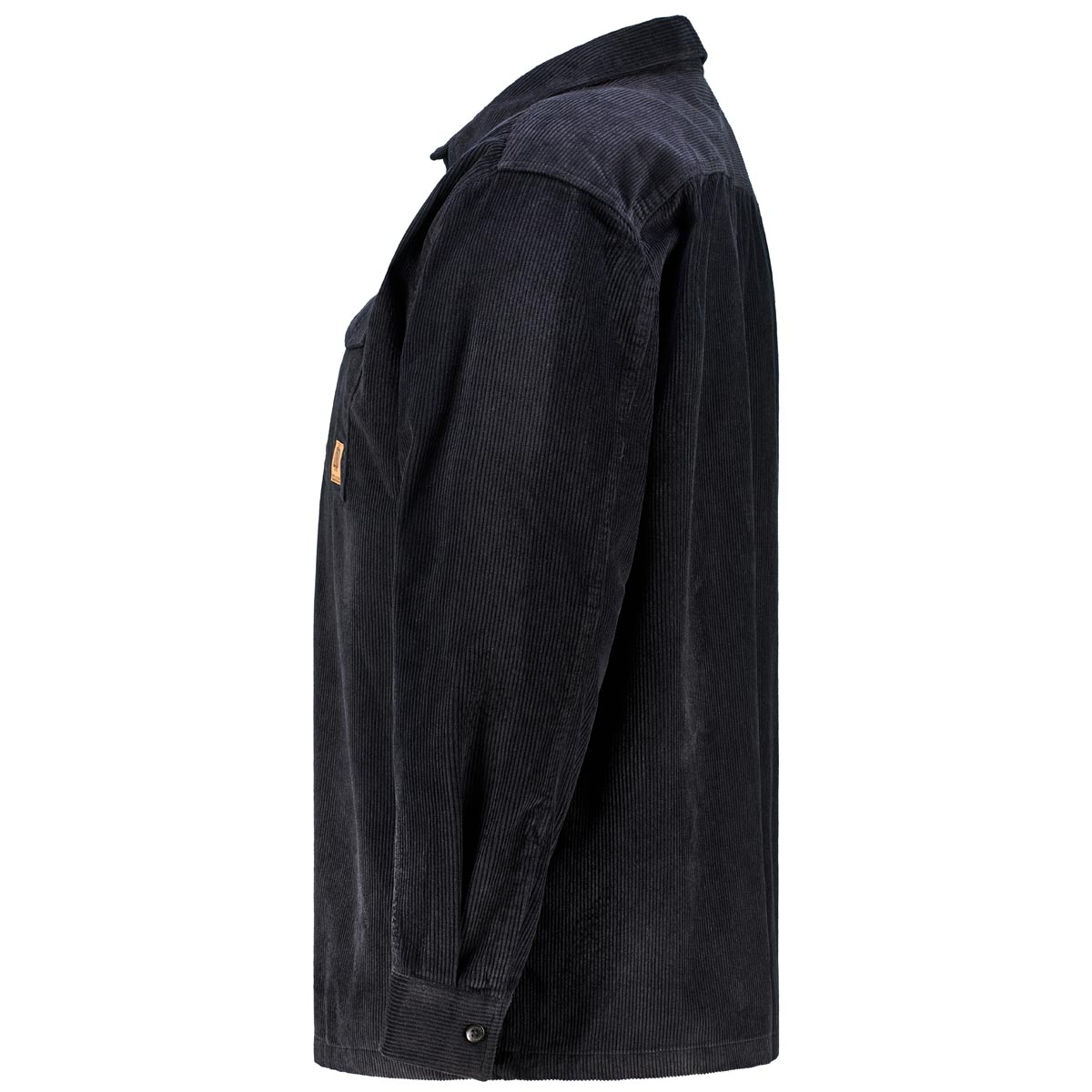 North Cord-Overshirt im Loose Fit schwarz