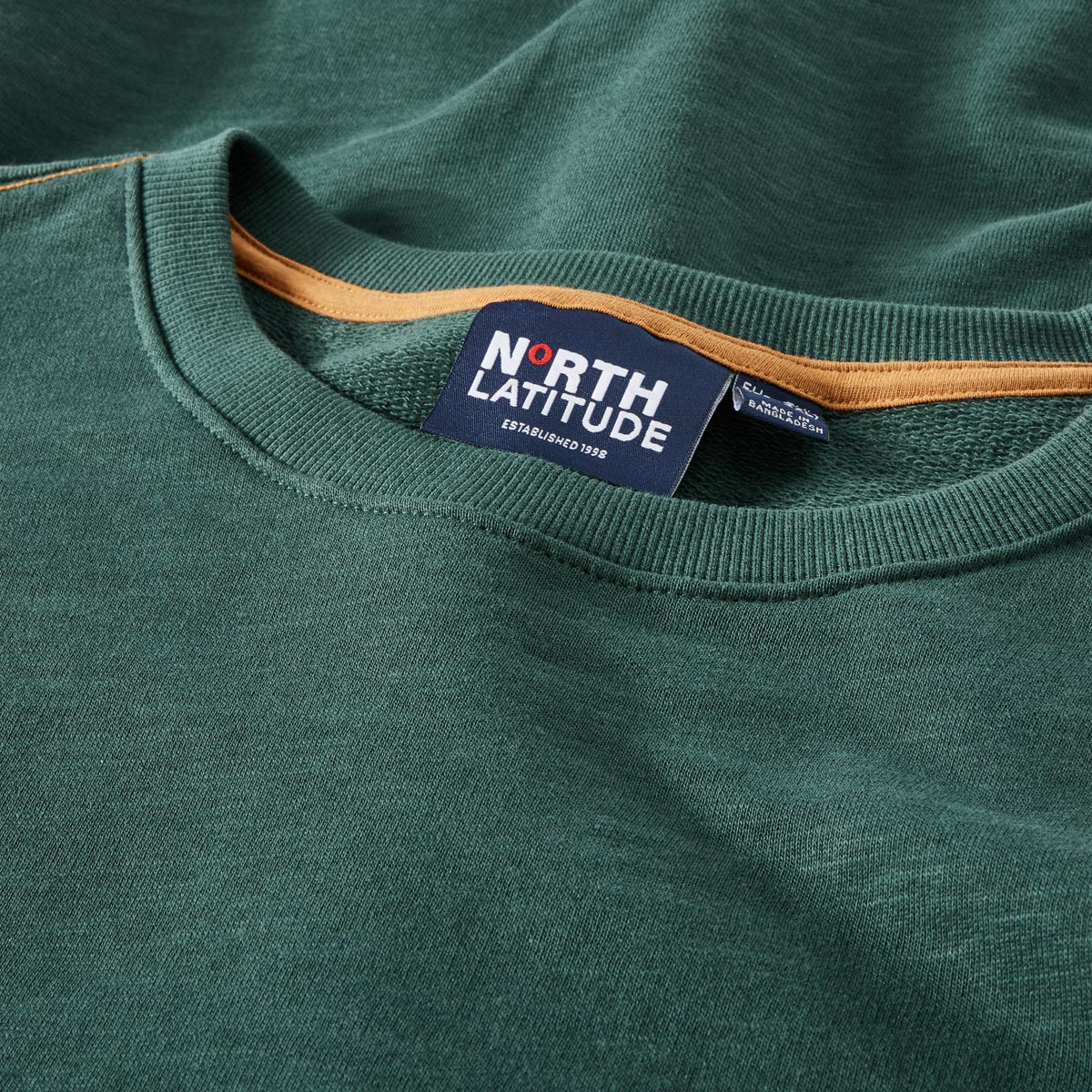 North Sweatshirt mit Rückenprint grün