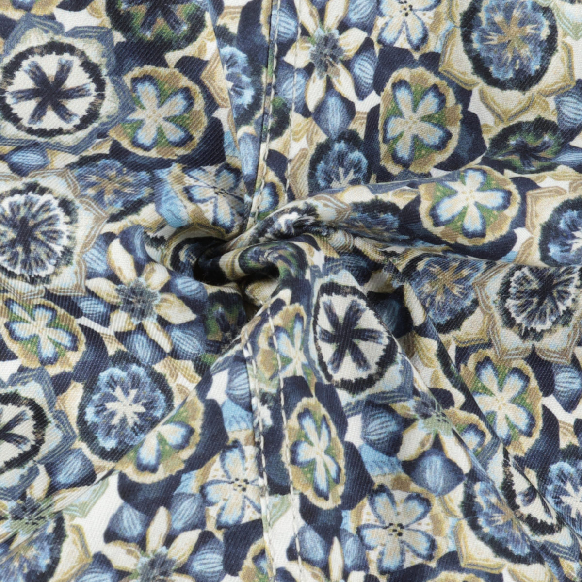 CASA MODA Freizeithemd mit Allover-Print blau