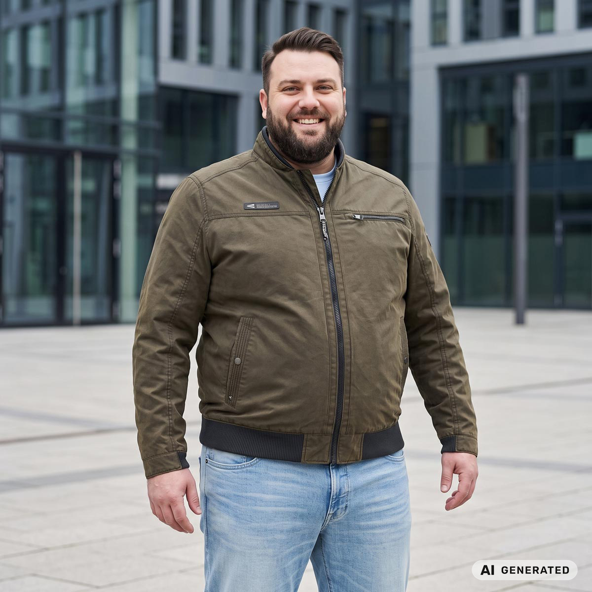 camel active Blouson mit mittlerer Fütterung braun