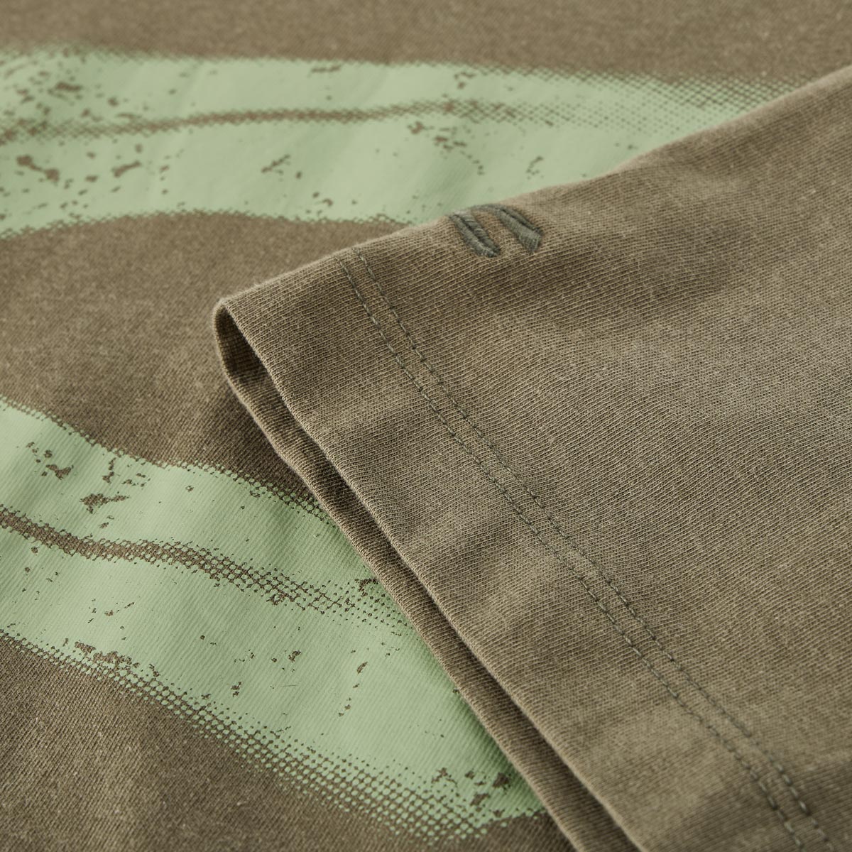 camel active T-Shirt mit Label-Print khaki