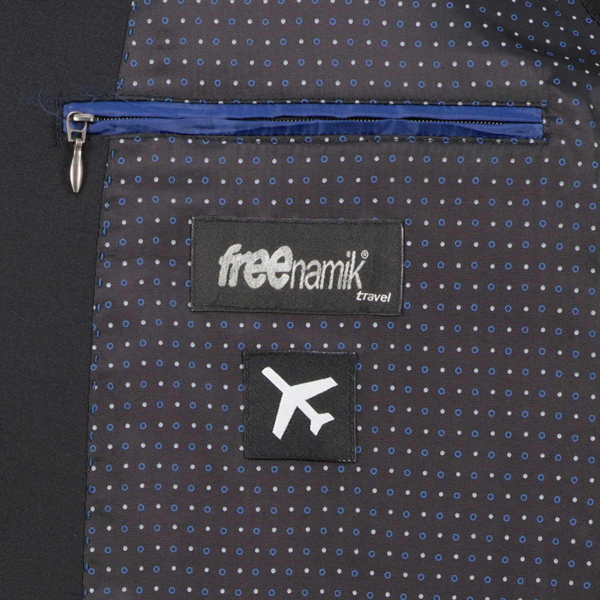 Weis Anzugsakko mit Stretch schwarz