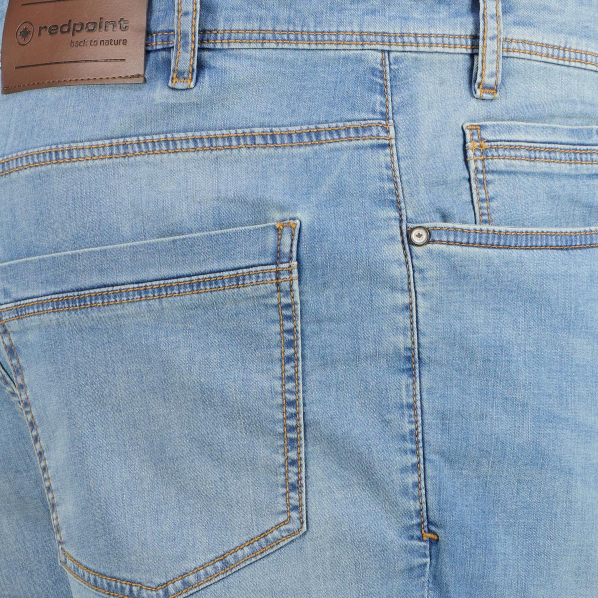 Redpoint Jeans-Shorts mit Stretch jeansblau