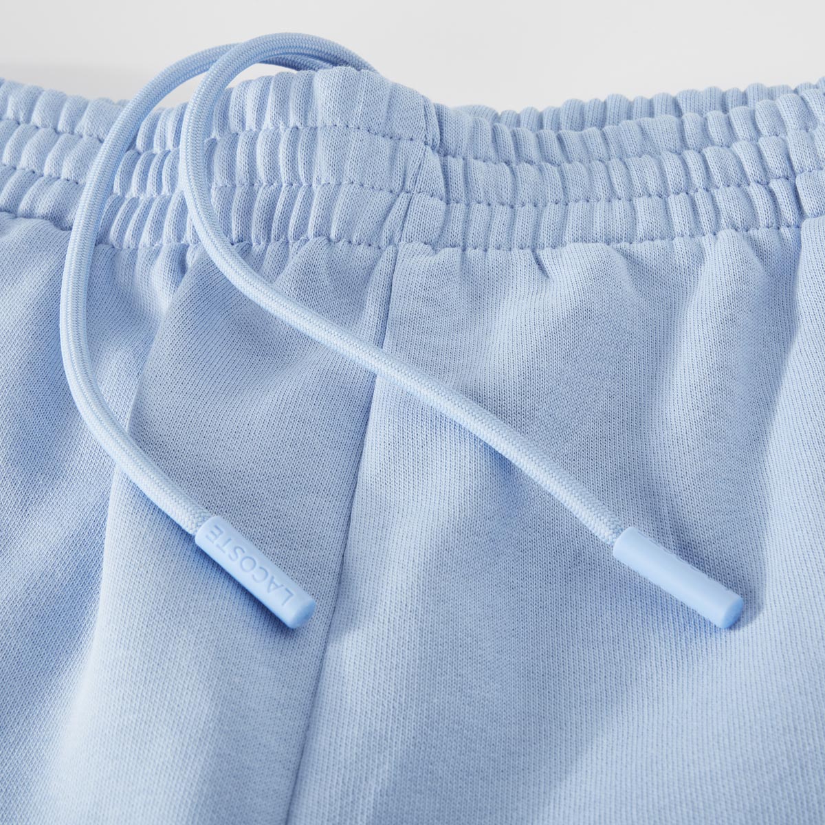 LACOSTE Jogging-Shorts mit Biobaumwolle hellblau