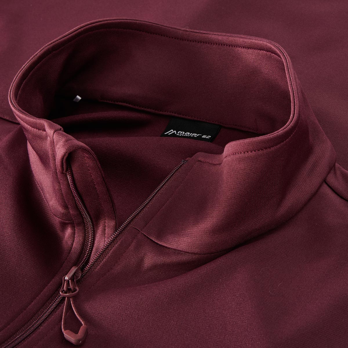 Maier Sports Funktionsshirt mit Stehkragen Farbe braun Größe: 66 günstig online kaufen