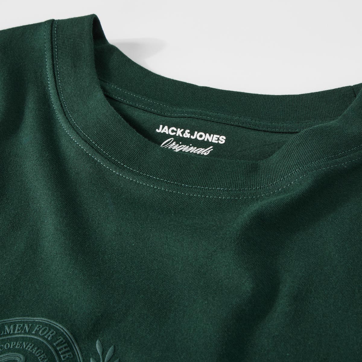 Jack&Jones T-Shirt mit Label-Print grün