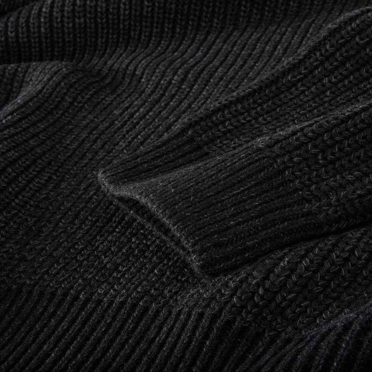 Jack&Jones Pullover in melierter Optik schwarz