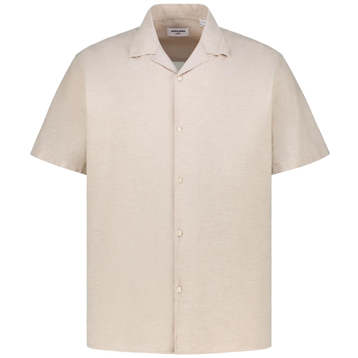 Jack&Jones Freizeithemd mit Leinen Farbe beige Größe: 7XL günstig online kaufen
