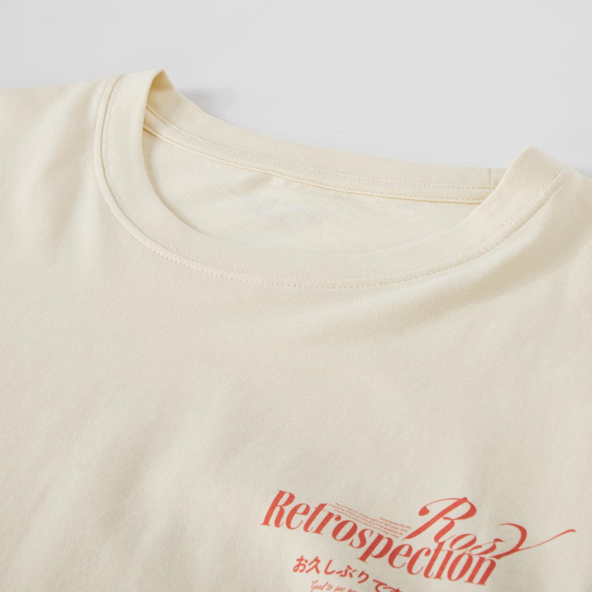 Jack&Jones T-Shirt mit Rückenprint cremeweiß