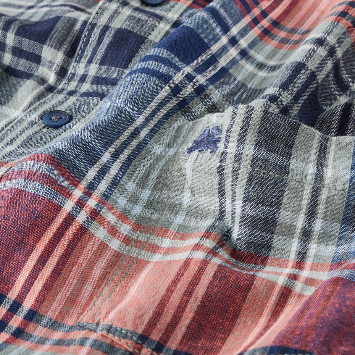 Lerros Freizeithemd mit Leinen orange