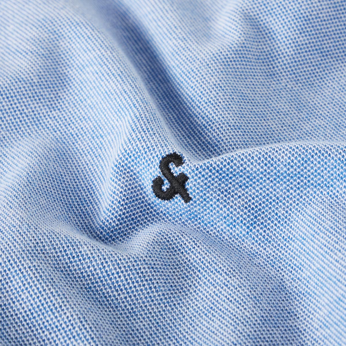 Jack&Jones Poloshirt aus Biobaumwolle jeansblau