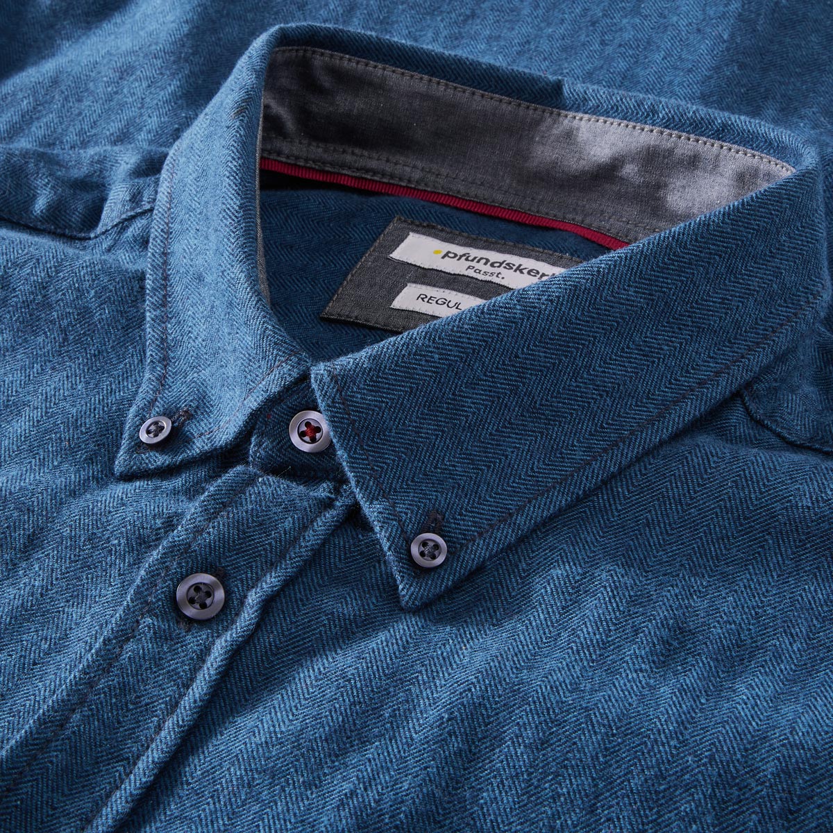 Pfundskerl Freizeithemd aus Baumwolle dunkelblau