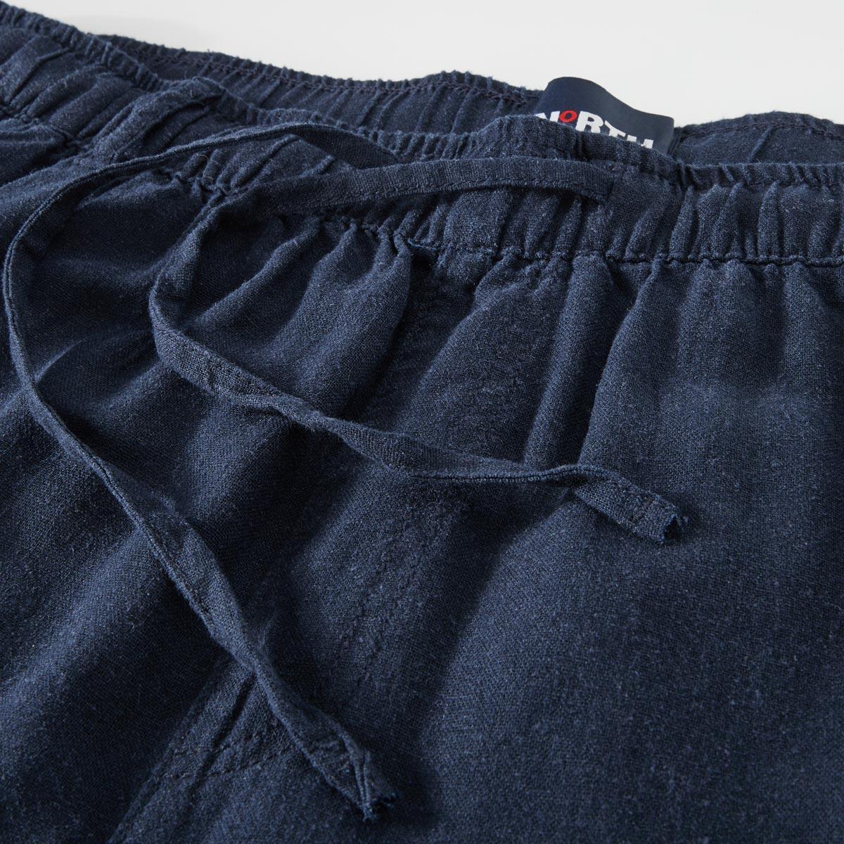 North Chino mit Leinen, Regular Fit dunkelblau