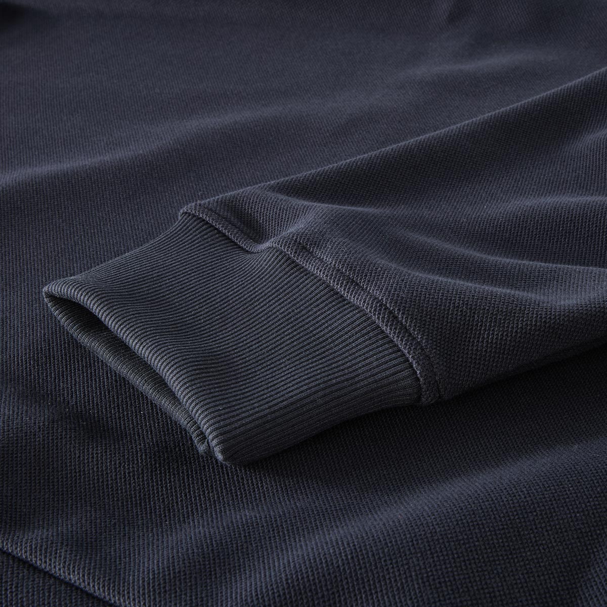 BOSS Sweatshirt mit Elasthan dunkelblau