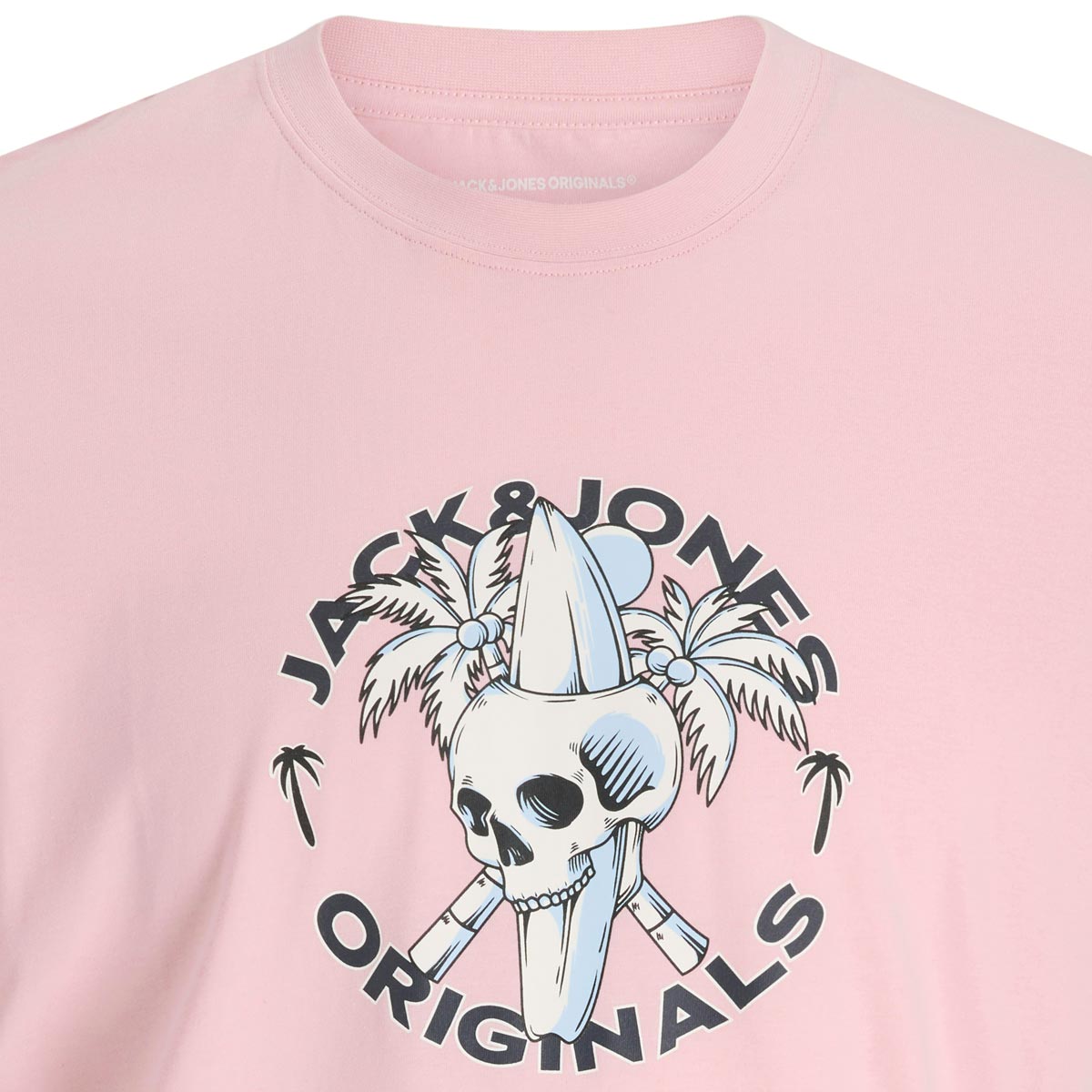Jack&Jones T-Shirt mit Motiv-Print pink