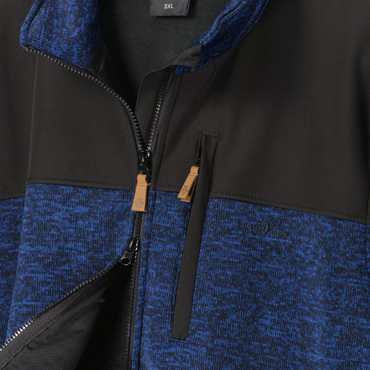 Blue Wave Strickfleecejacke, wasserabweisend marine