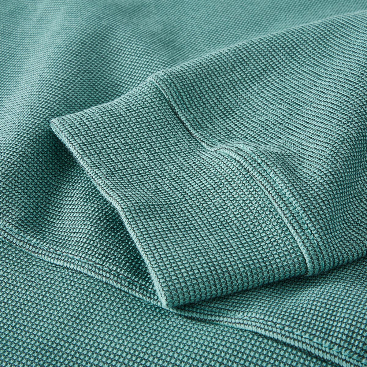 Lerros Sweatshirt aus Baumwollmischung türkis