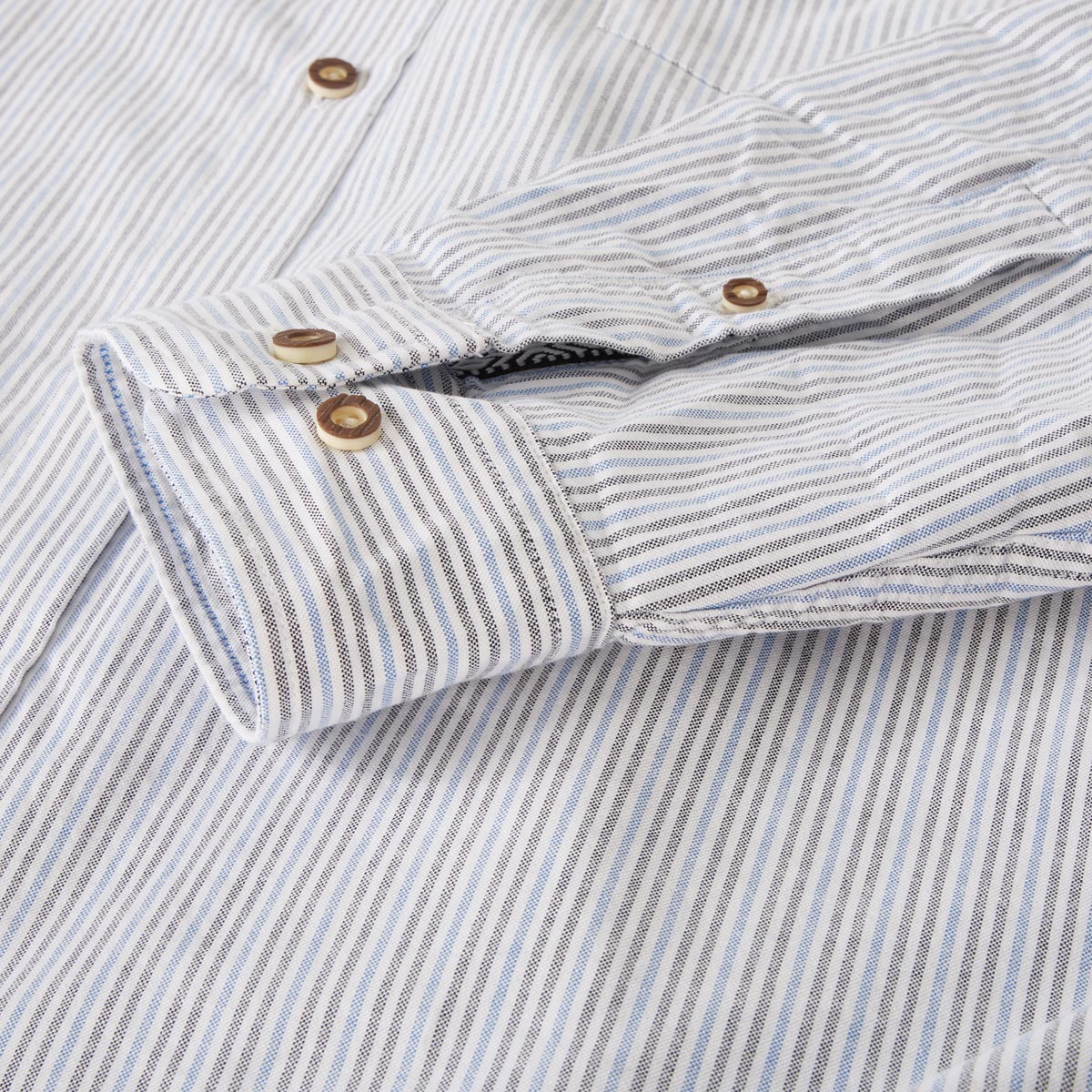 Pfundskerl Trachtenhemd mit Stretch mittelblau