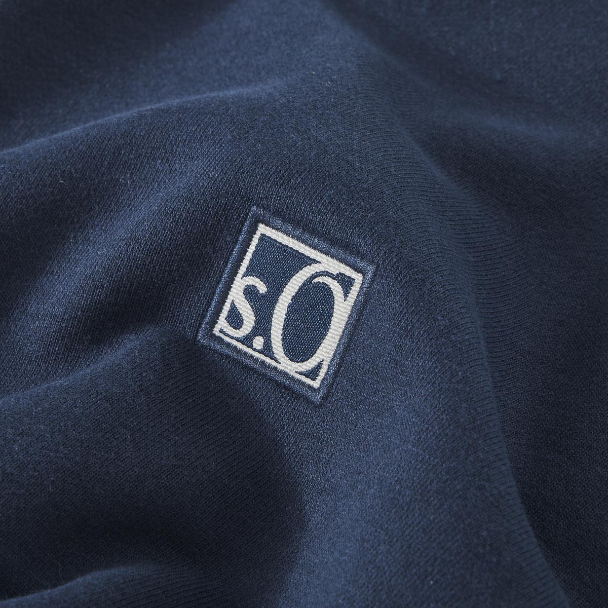 s.Oliver Sweatshirt aus Baumwollmischung blau