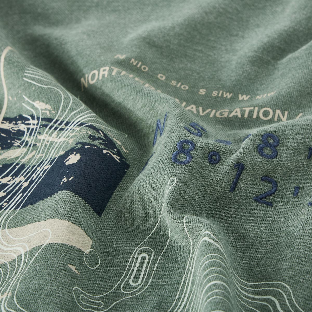 CASA MODA T-Shirt mit Print grün