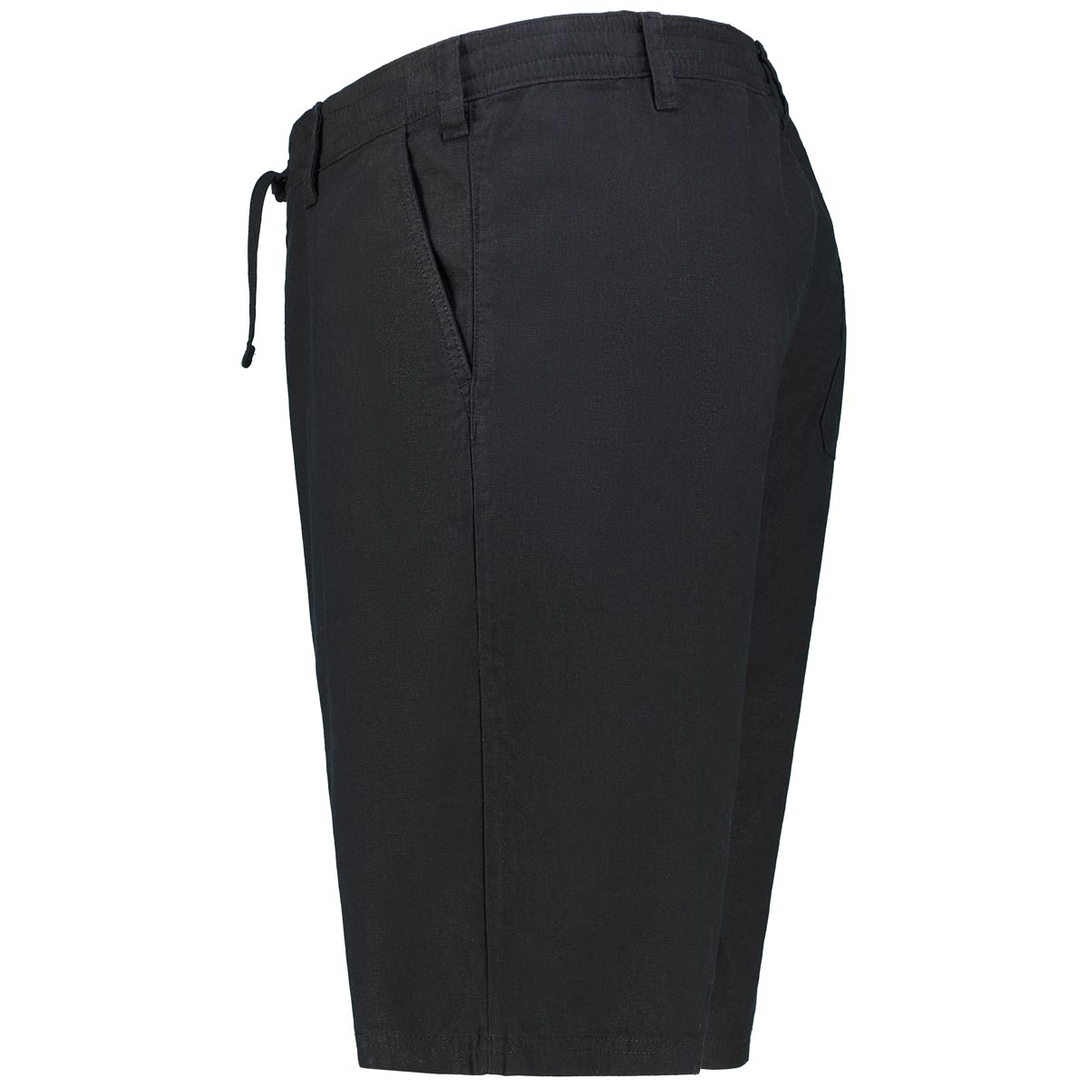 s.Oliver Chino-Shorts mit Leinen Farbe schwarz Größe: W40 günstig online kaufen