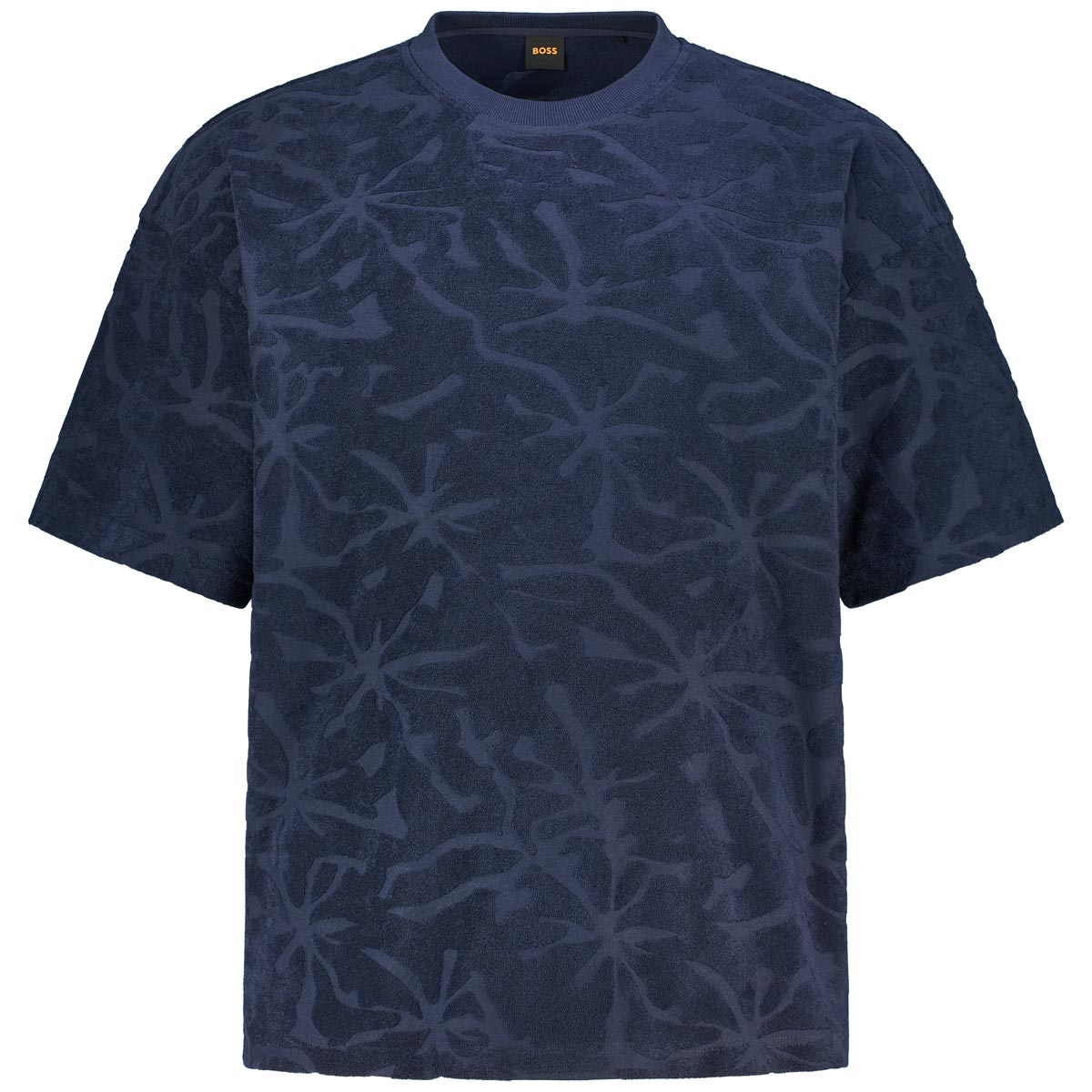 BOSS T-Shirt aus Frottee Farbe dunkelblau Größe: 6XL günstig online kaufen