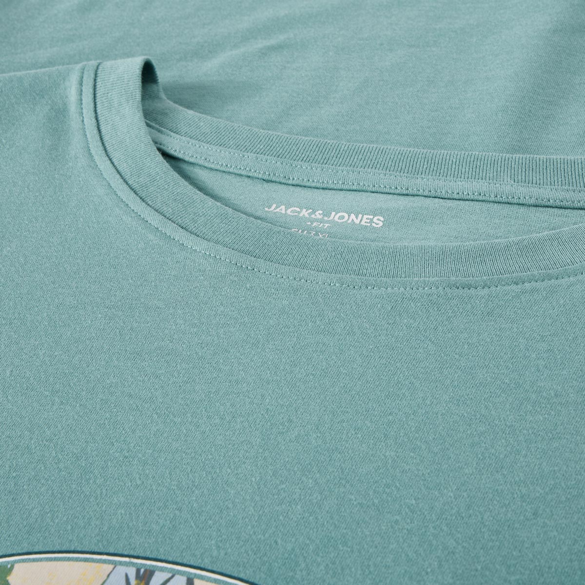 Jack&Jones T-Shirt mit Label-Print mint