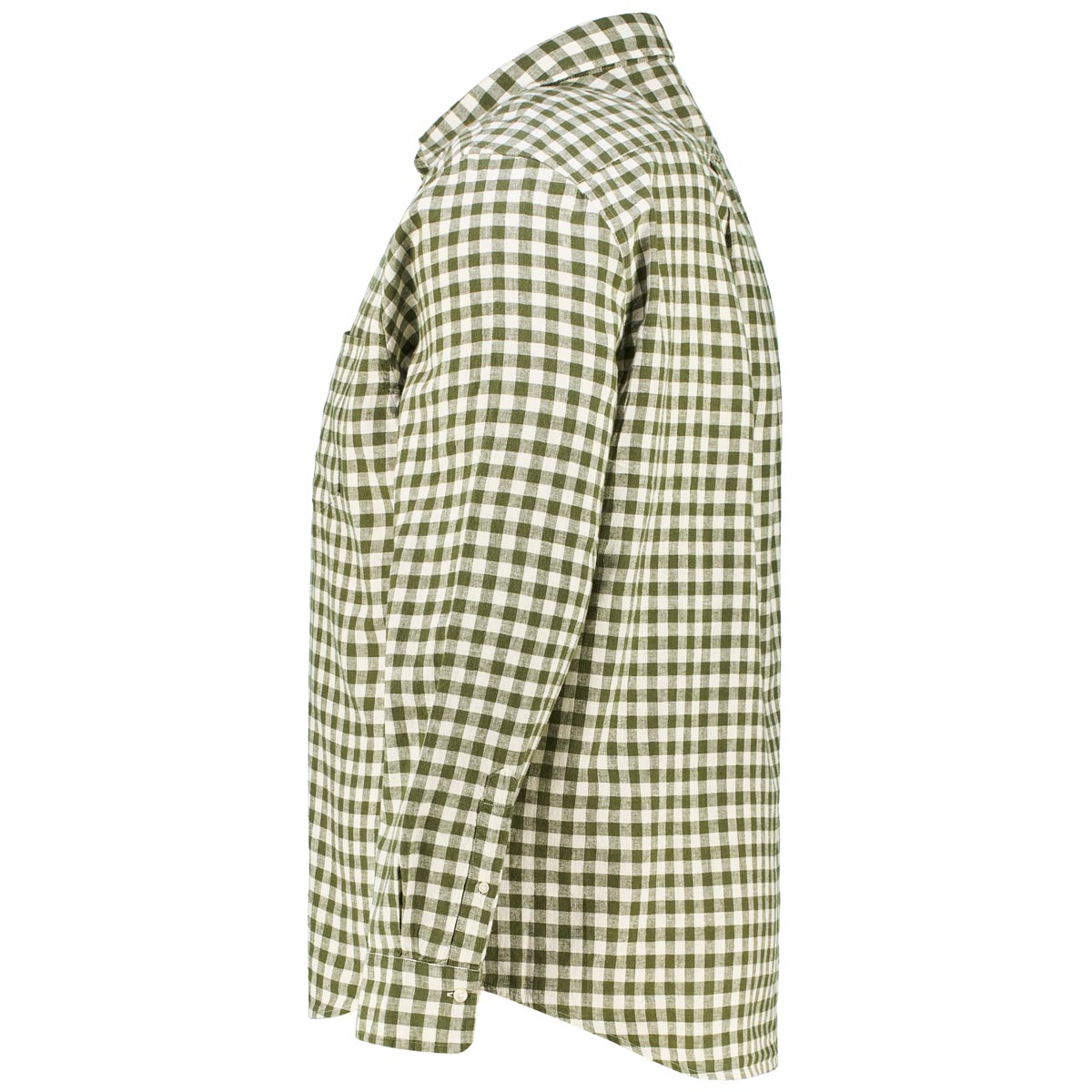 Gant Freizeithemd mit Leinen grün