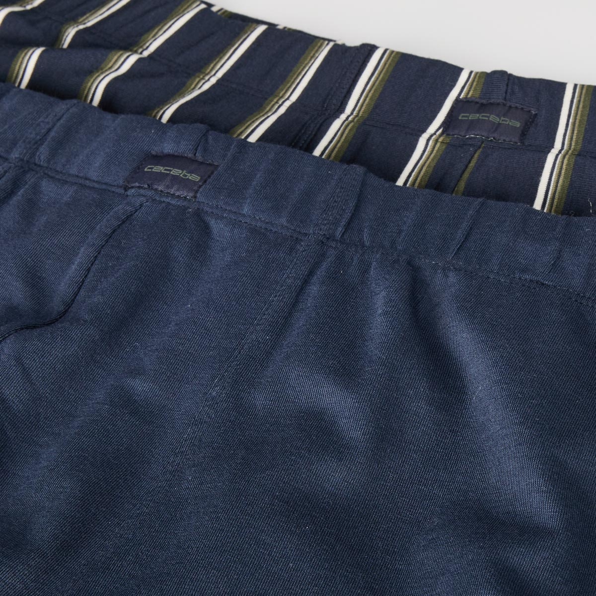 Ceceba Doppelpack Modal-Pants mit Elasthan dunkelblau