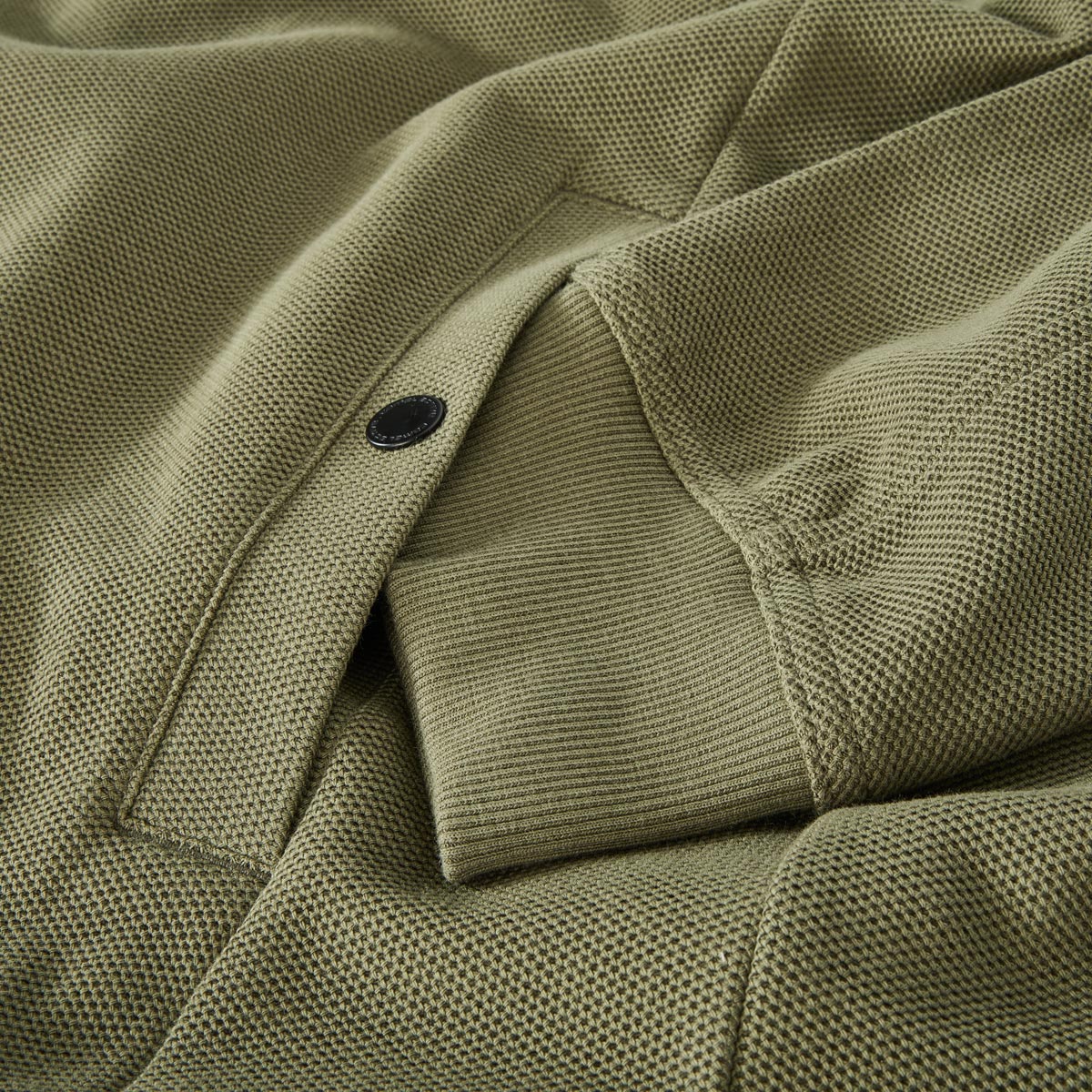 camel active Sweatjacke aus Baumwolle oliv